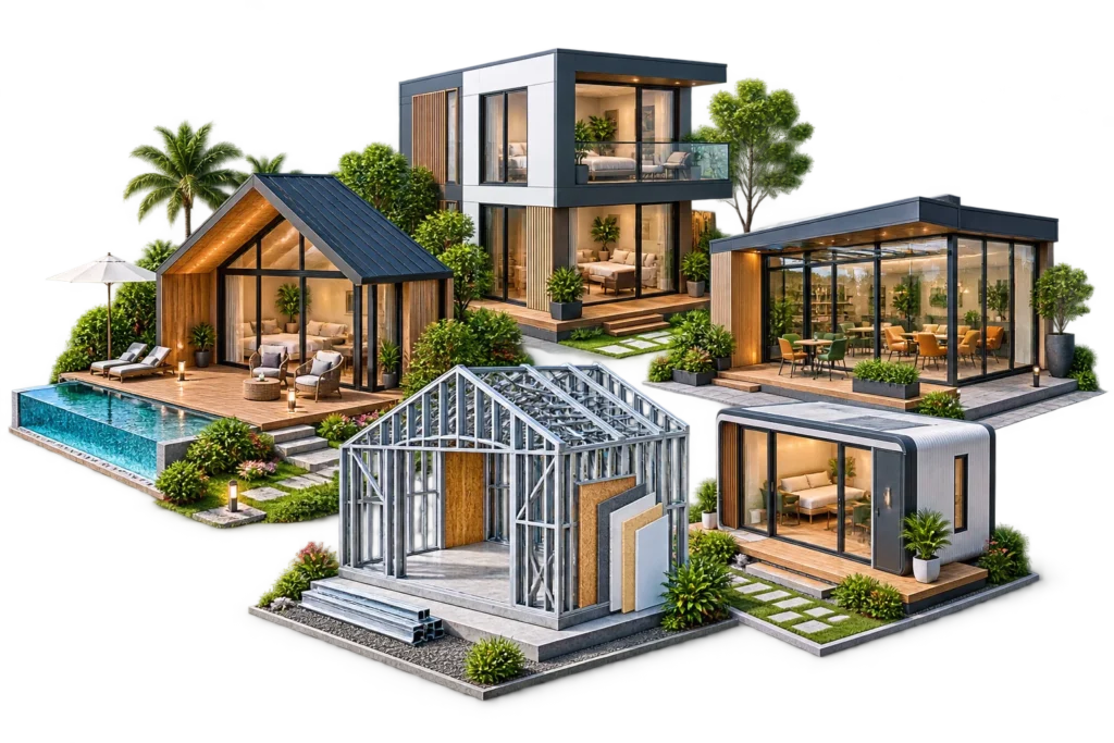 Prefab house cost in India depends on design, structure and finish