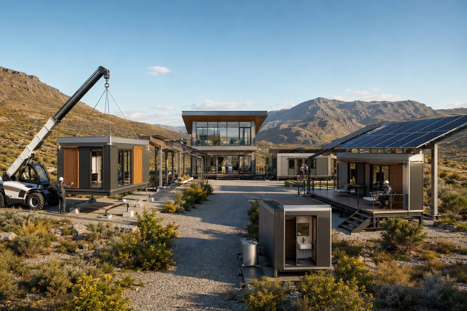 Portable cabins and portable site office by ORZA Infra